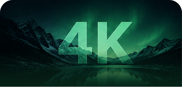 1080P HD Output Supported, 4K Enhancement in Progress